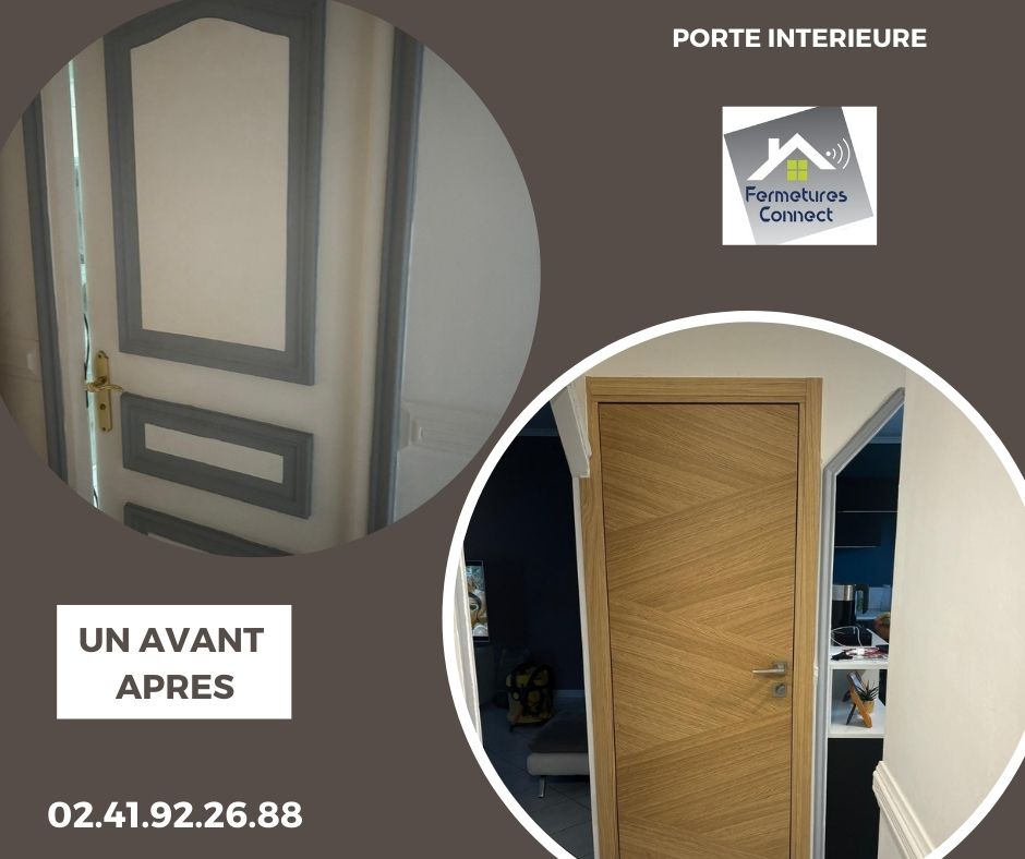 Fermetures Connect PORTE ENTREE MONTAGE PORTE INTERIEURE