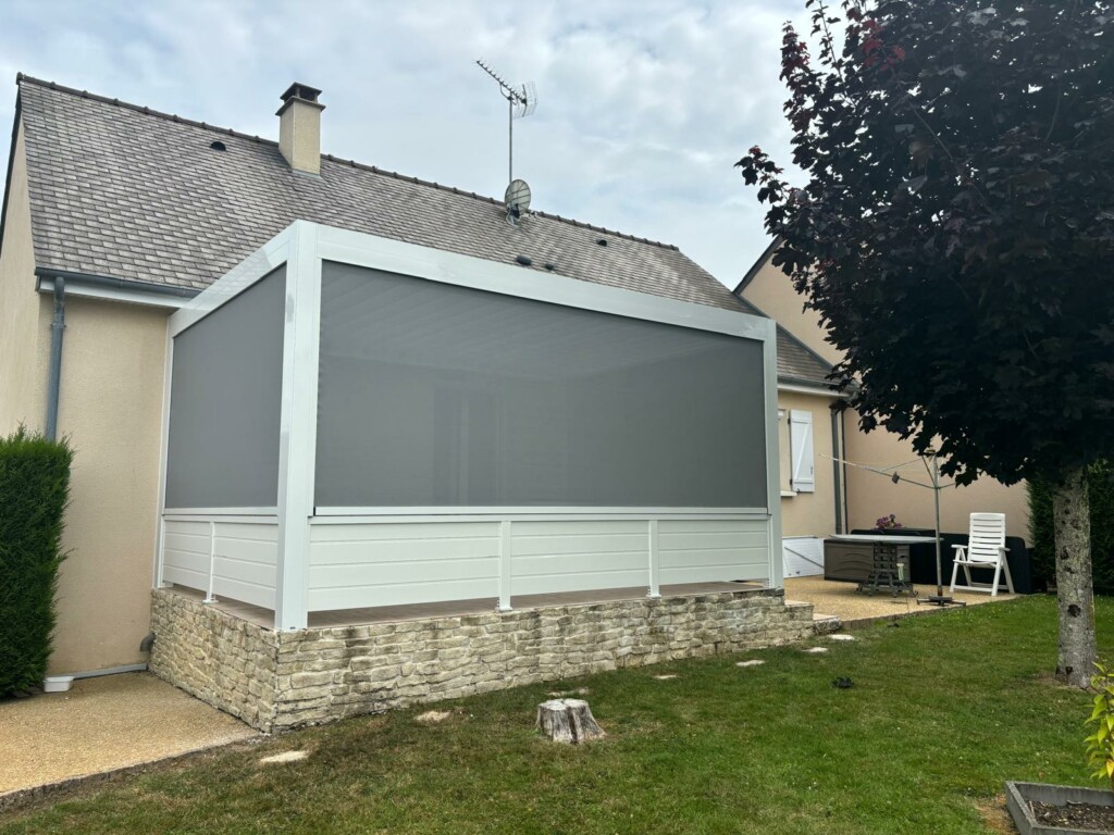 Fermetures Connect PORTE ENTREE Pergolaalublancstorezip