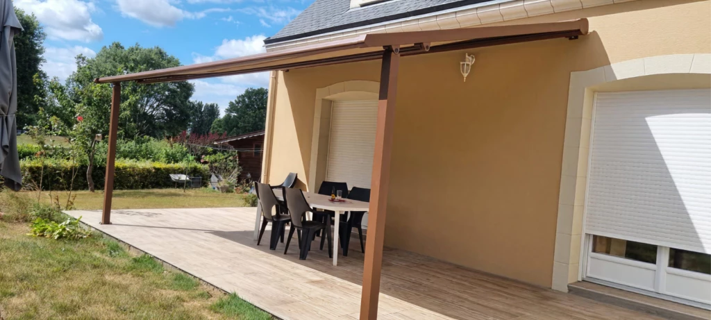 Fermetures Connect PORTE ENTREE Delanoue Combree Store Toile Marquise 1 1