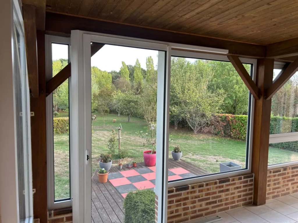 Fermetures Connect PORTE ENTREE Renovation Veranda1