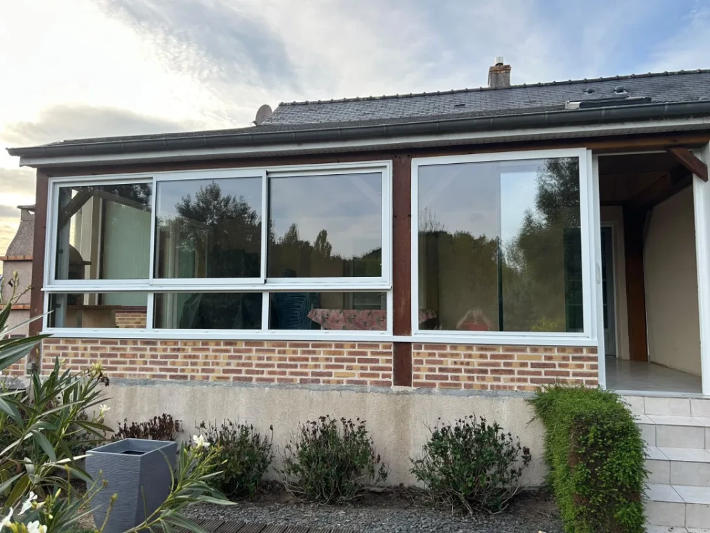 Fermetures Connect PORTE ENTREE Renovation Veranda2